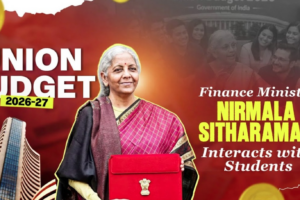 बजट 2026: जब वित्त मंत्री निर्मला सीतारमण ने छात्रों को समझाया भारत का 'फ्यूचर प्लान'