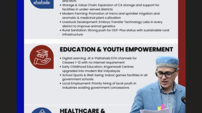 जम्मू-कश्मीर के लिए ओमर अब्दुल्ला का 'विजन 2026-27': खुशहाली और तरक्की का नया रोडमैप